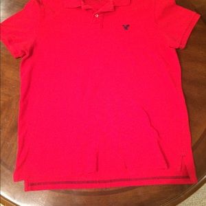 American Eagle Red Knit Shirt