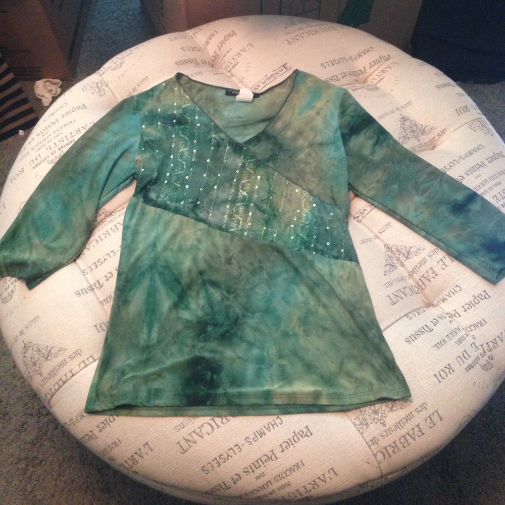 Only Nine green blouse size small