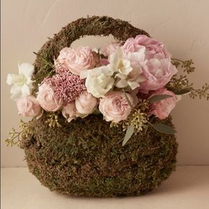 BHLDN Forest Moss Basket