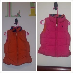 Reversible polo vest