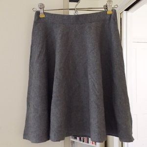 Primark Grey Ribbed Skater Skirt