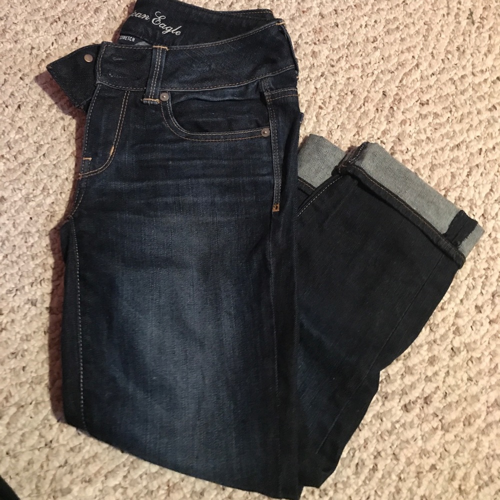 Jean capri pants!