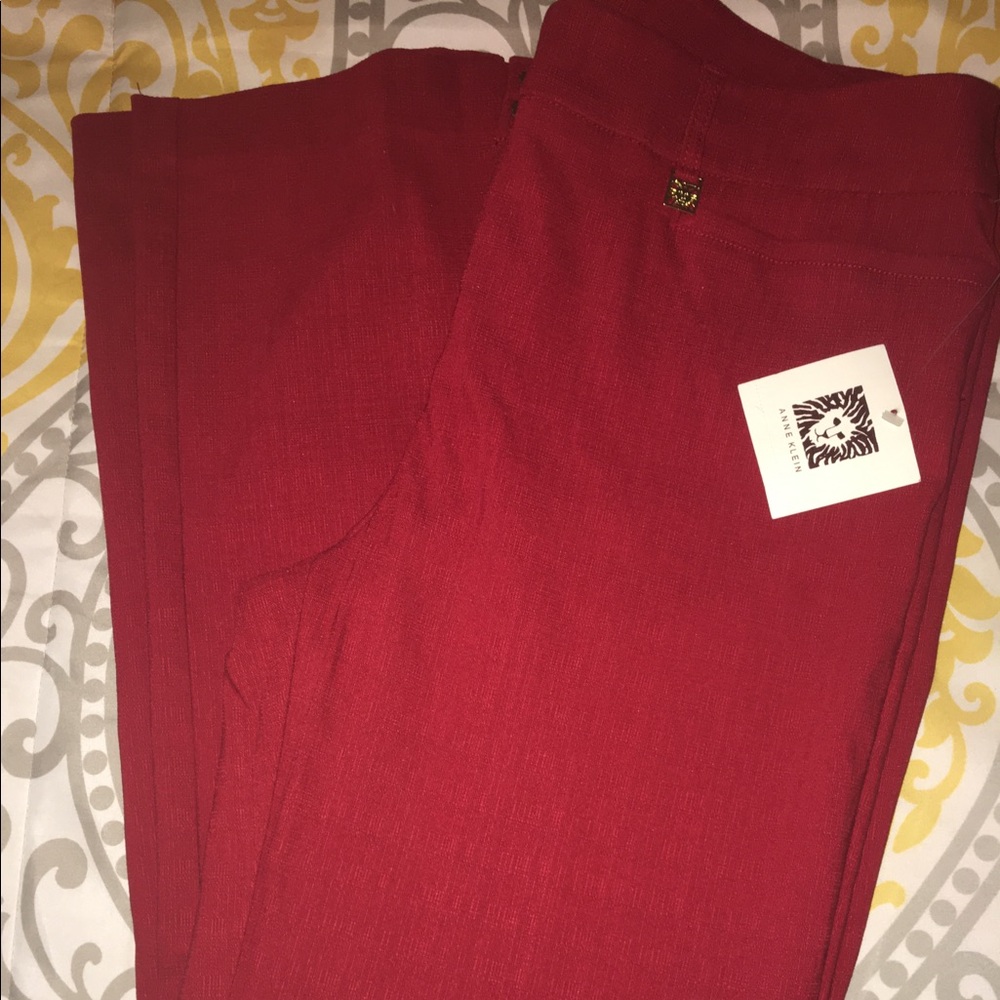 Anne Klein red pants
