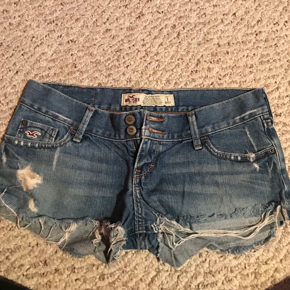Hollister jean shorts