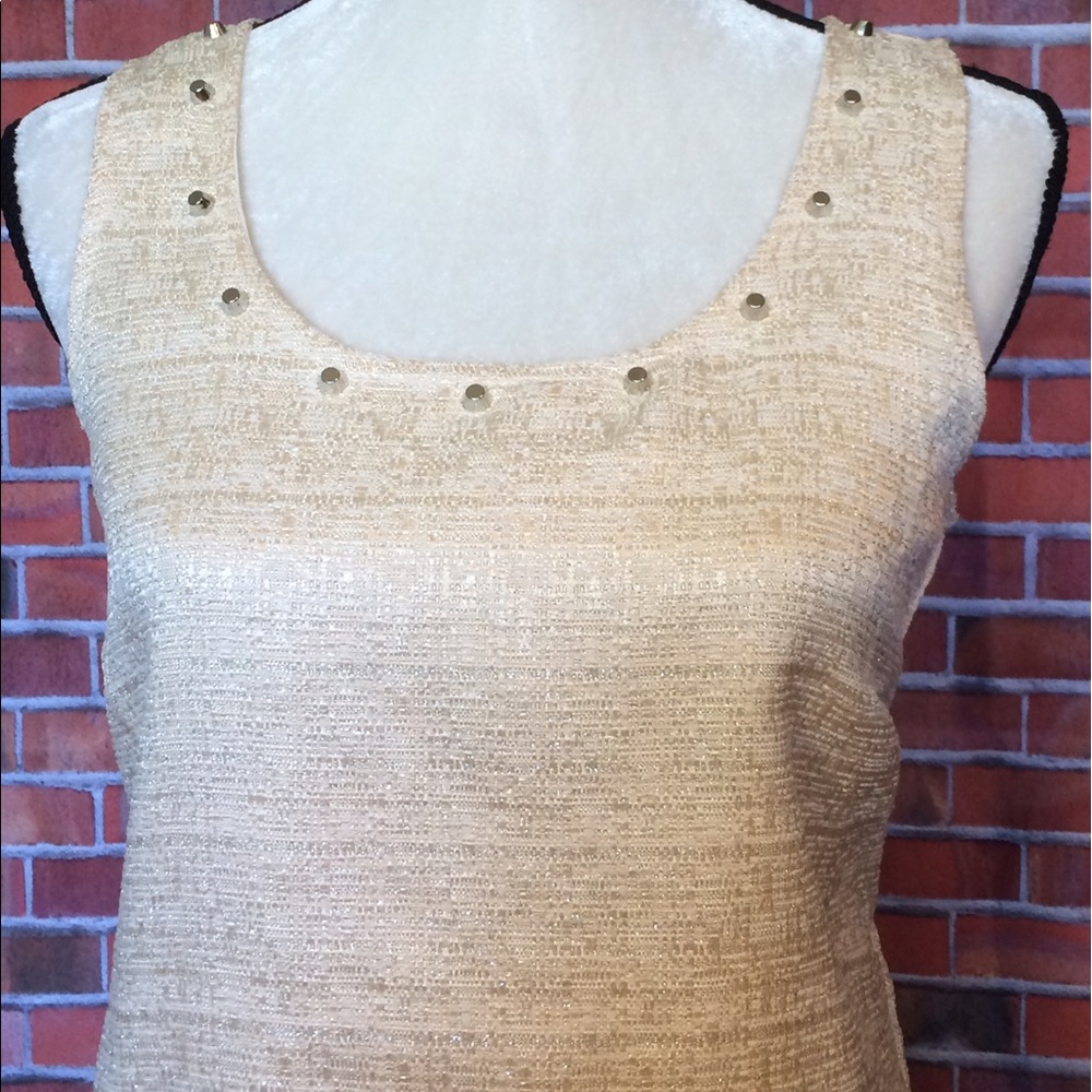 Blu Pepper - Great shift dress with metal detail.