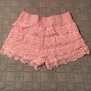 Lace shorts