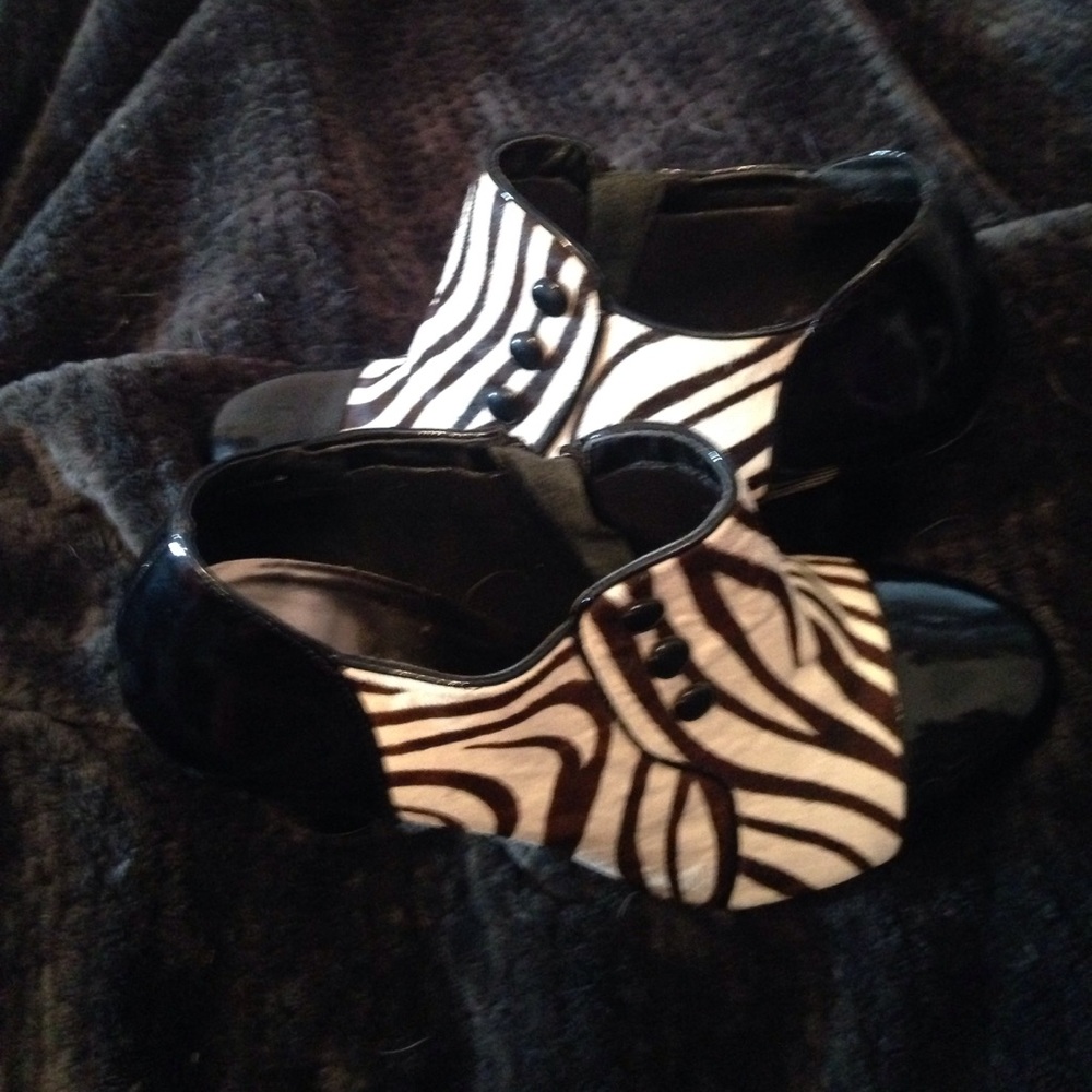 Cute Zebra Heels