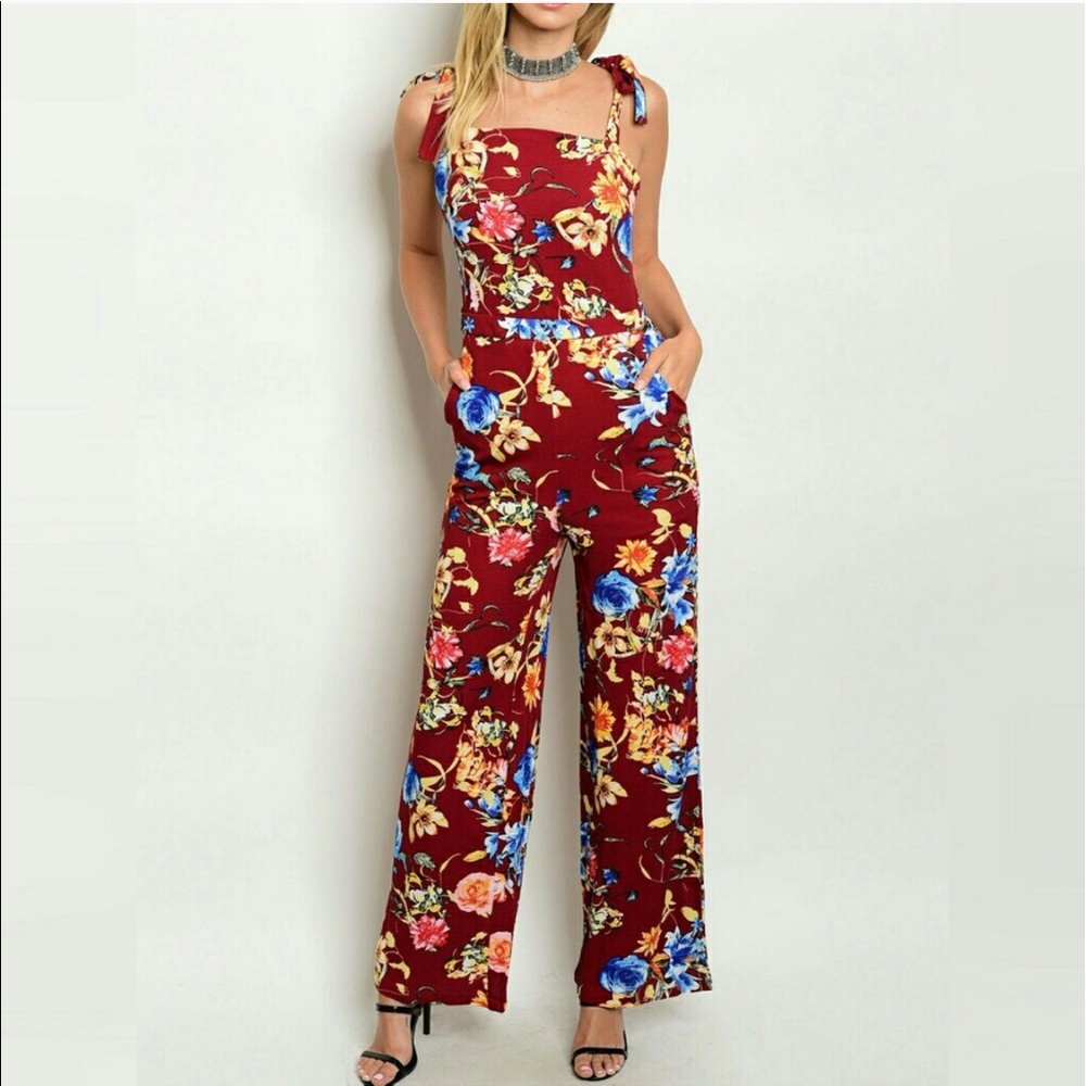 Floral jumpsuit