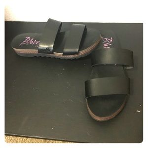 Blowfish open toe slide in sandal