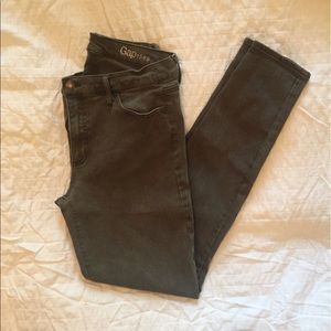 Olive Green Skinny Jeans