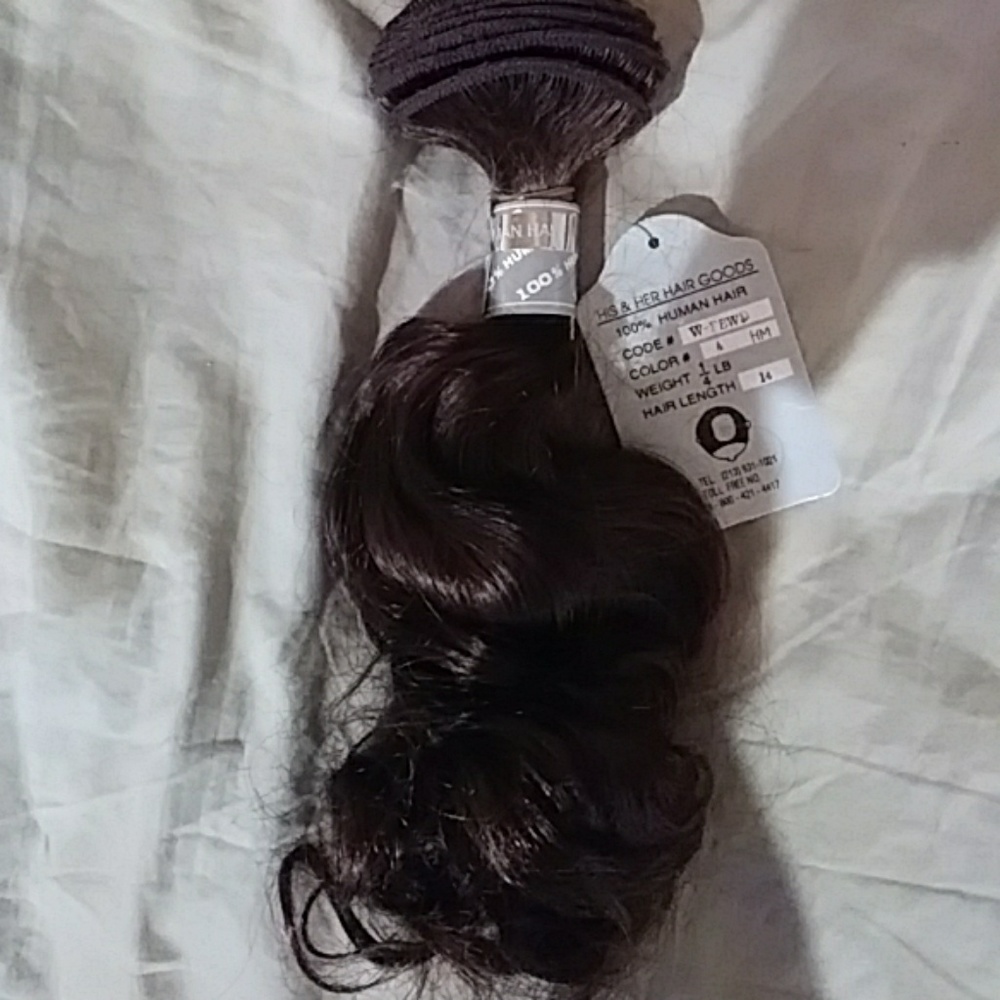 New 14 inch Human Hair Extensions