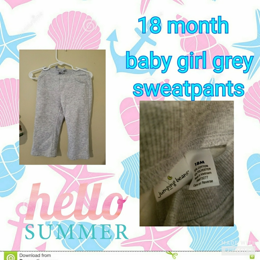 18 month grey pants