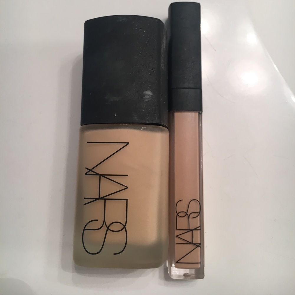 NARS sheer matte/ Custard concealer
