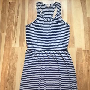 Racerback Jcrew striped maxi dress. Size Medium.