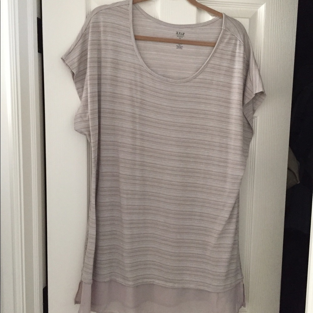A.N.A Summer Tunic Top. Size 1X.