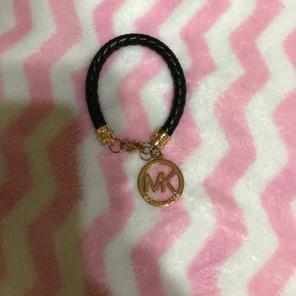 MK black and gold bracelet