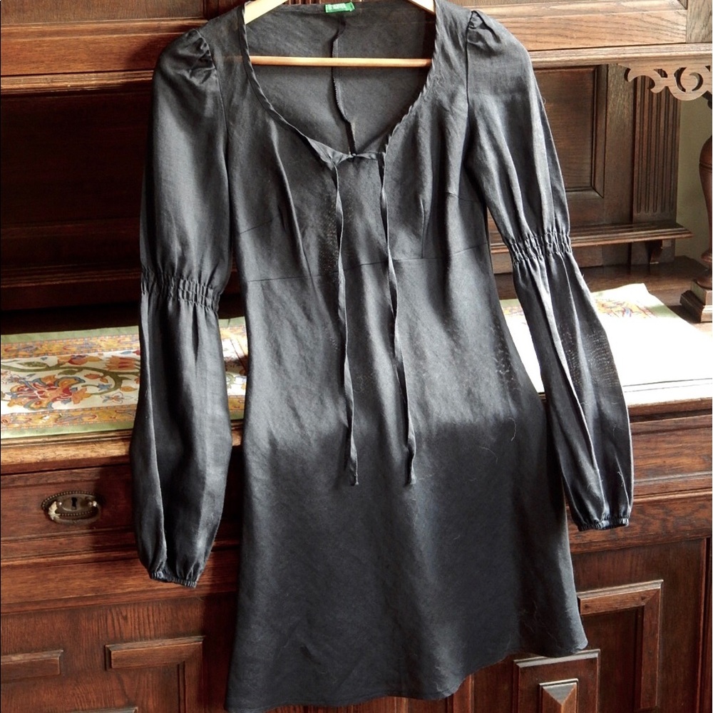 Black Linen Tunic