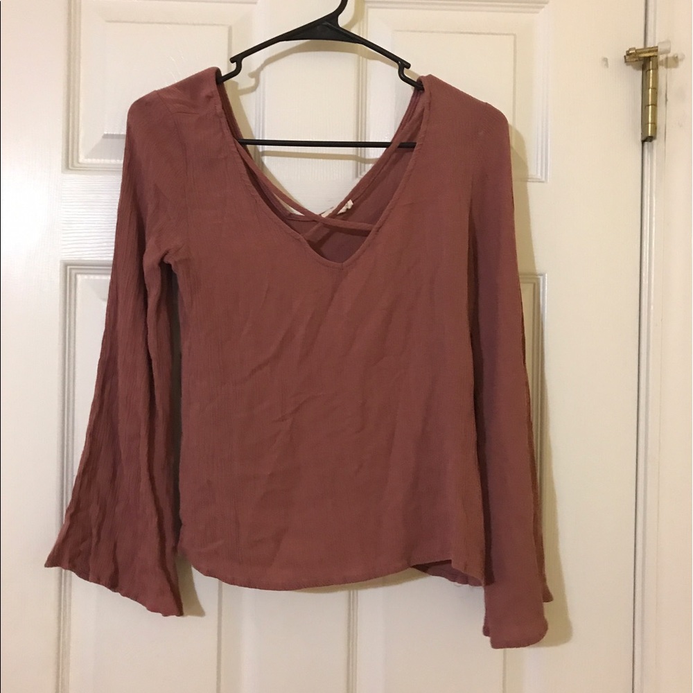 Cute Boho Top with Bell Sleeves