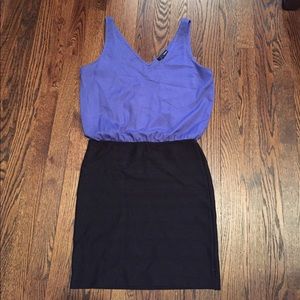 Aqua Black and Blue Dress