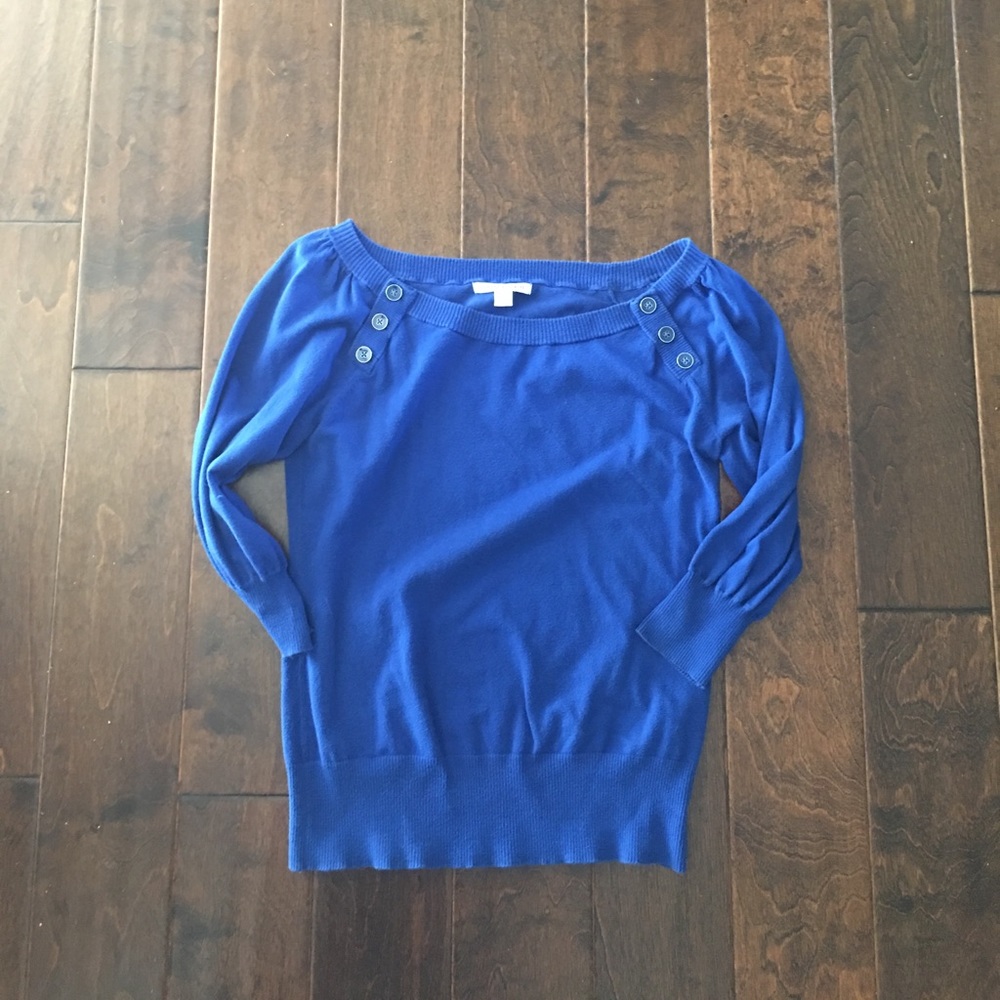 Banana republic boat neck mid sleeve sweater