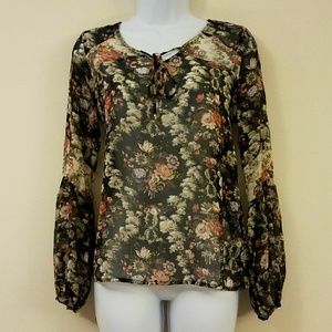 Forever 21 Floral Print Blouse