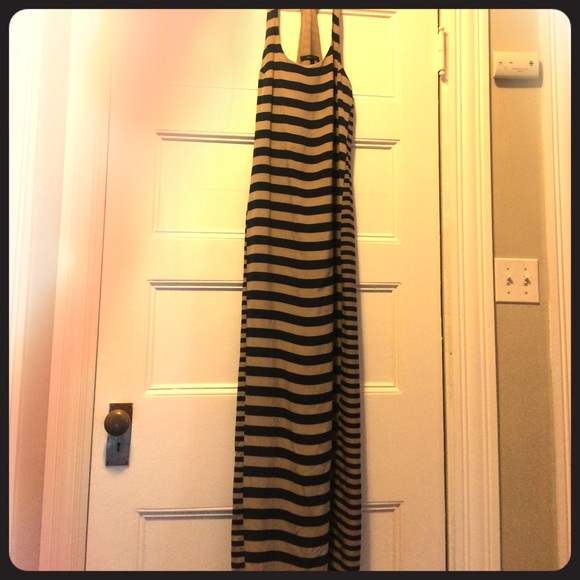 B.C.B.G. Sara Runway silk stripe maxi dress - Picture 3 of 4