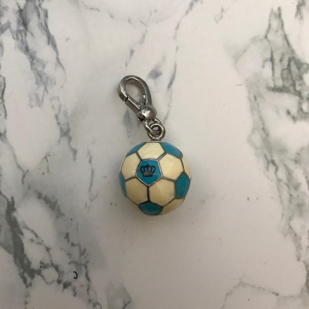 Juicy Couture soccer ball pendant