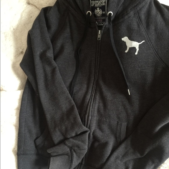 PINK Victoria's Secret Tops - Victoria's Secret Pink Wish for Pink bling hoodie