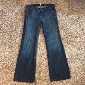 7FAM Dark wash Dojo jeans!