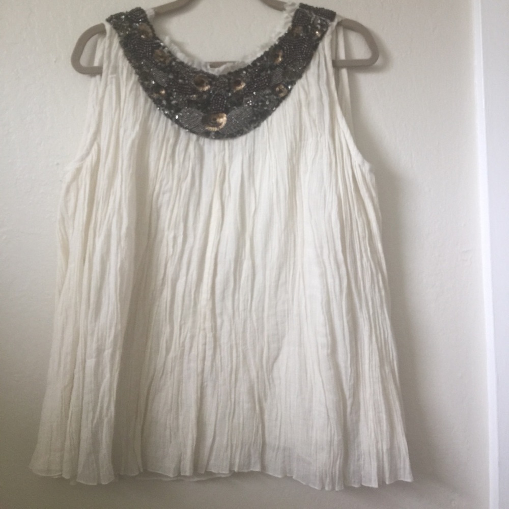 NWT Urban Outfitter sequin bead top