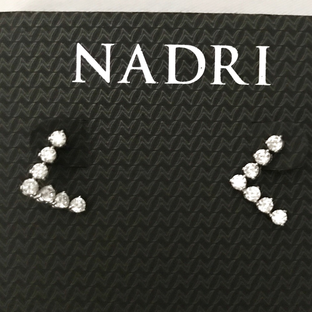 Nadri crystals stud earrings