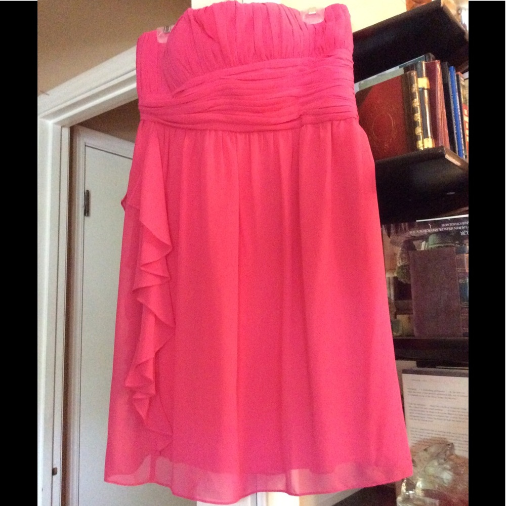 Strapless Dress, Peach, NWT