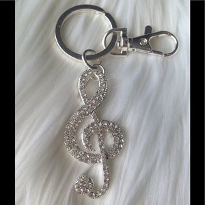 🌹 MUSIC SYMBOL KEY CHAIN/ BAG CHARM