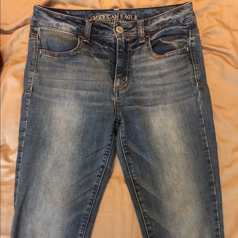 American eagle super stretch jeggings size 4 short