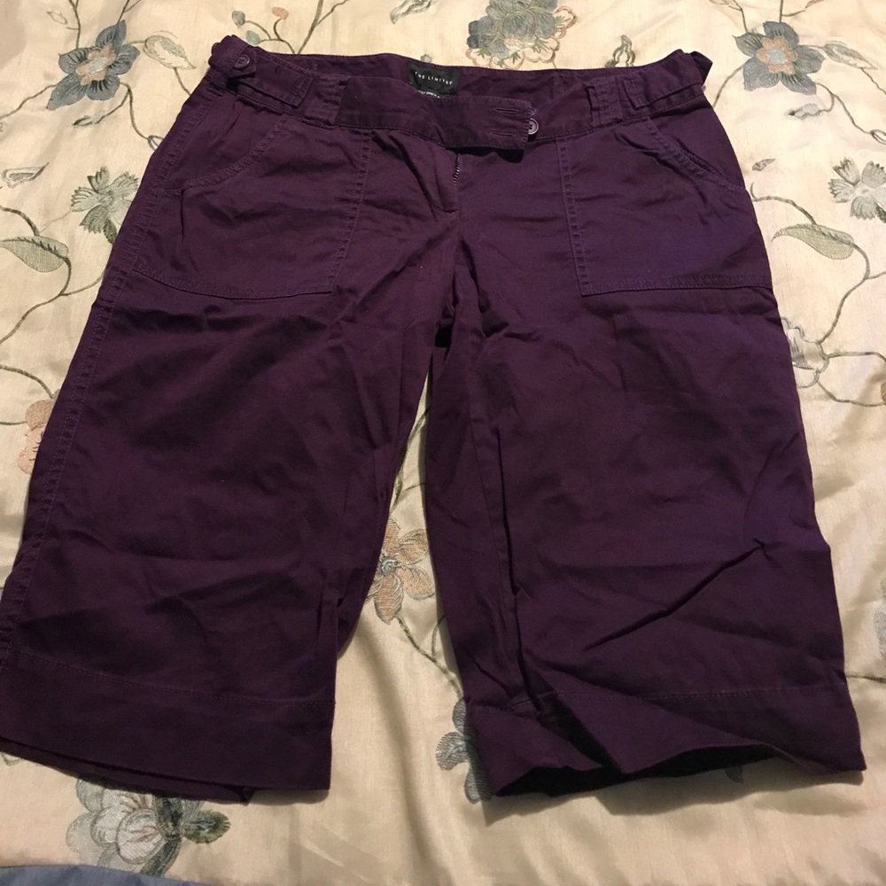 The Limited purple shorts