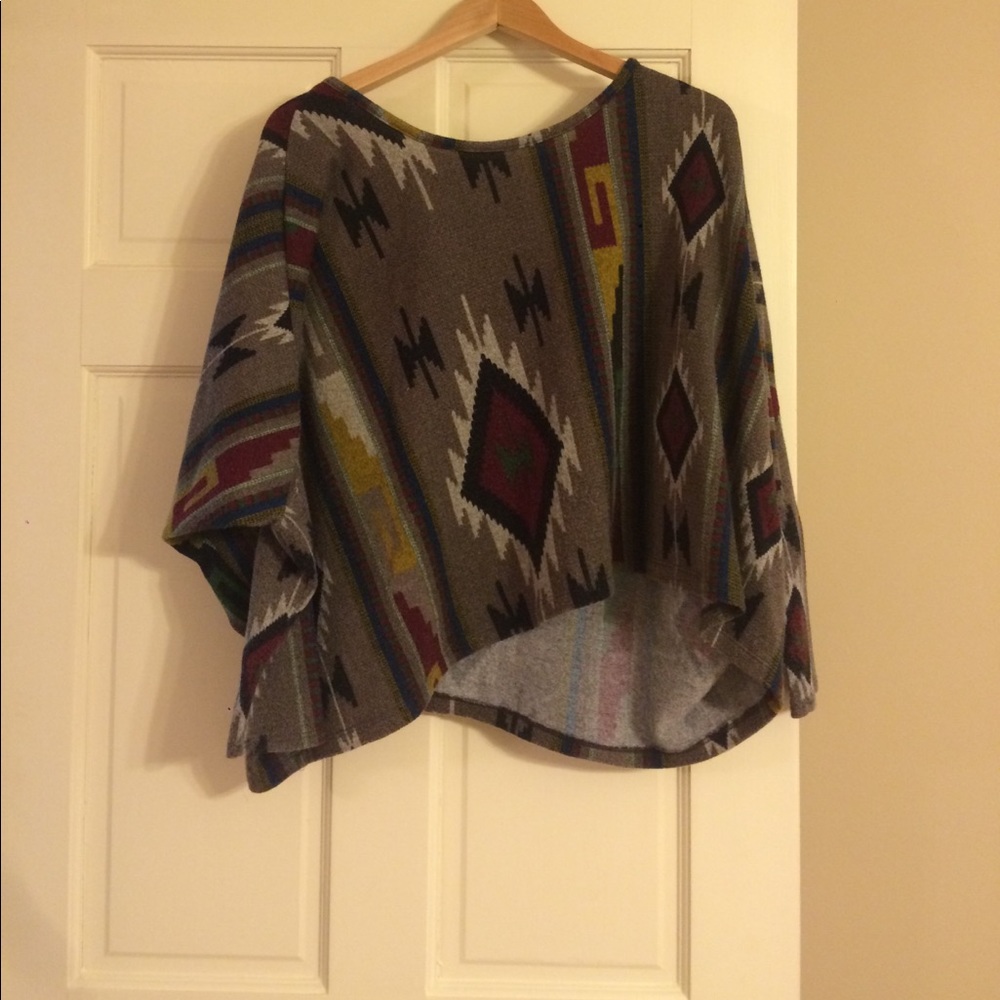 Tribal printed sweater