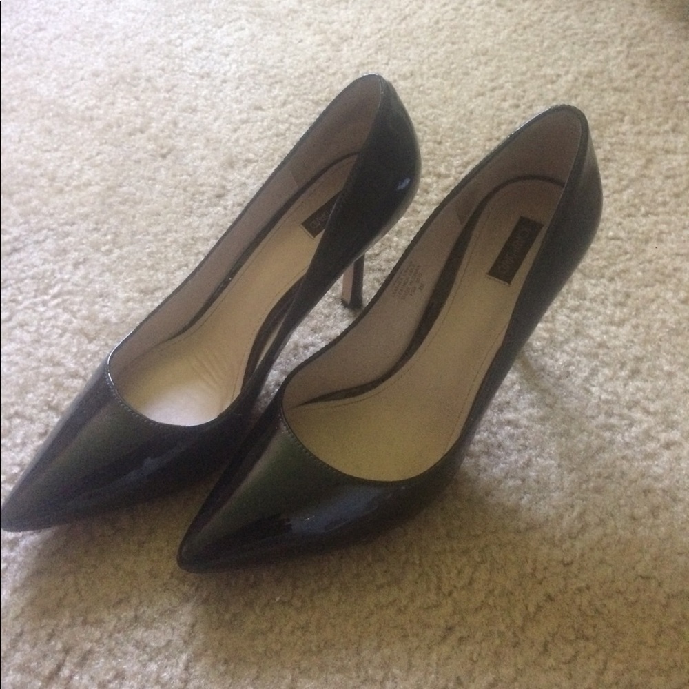 Black Patent Leather Heels