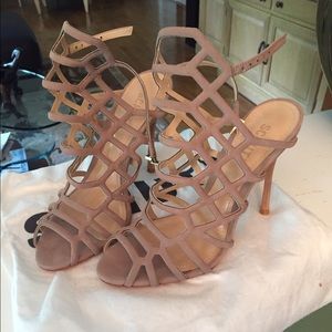 Schutz High Heel Strappy Sandal Size 7