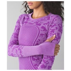 Lululemon shirt purple long sleeve. Size 6 NWOT