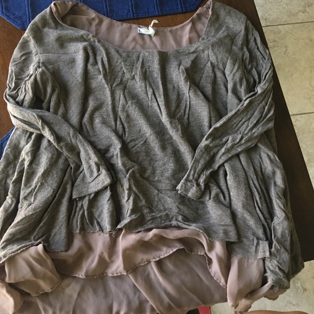 Flowy, two layer shirt