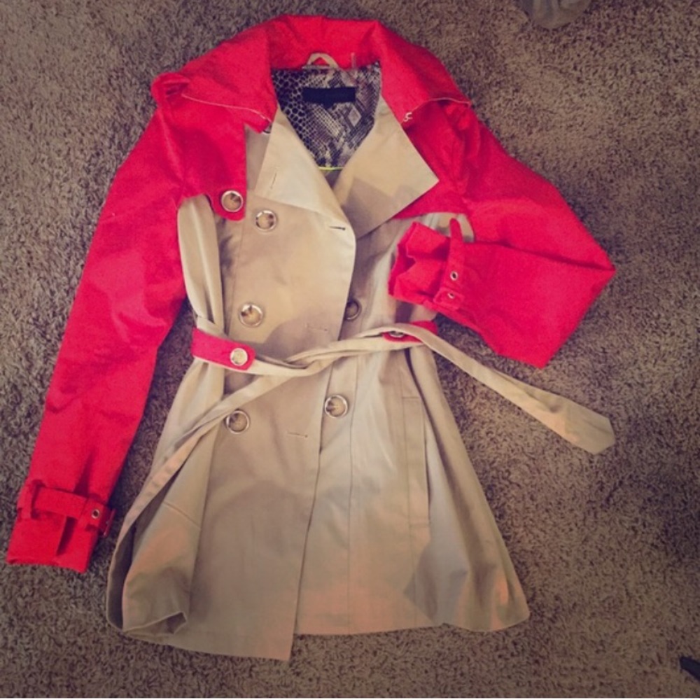 Chic Colorful Steve Madden Trench / Raincoat