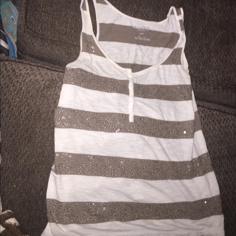 Old navy striped tank top
