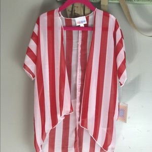 LuLaRoe size 1 Bianca. Red white. Brand new