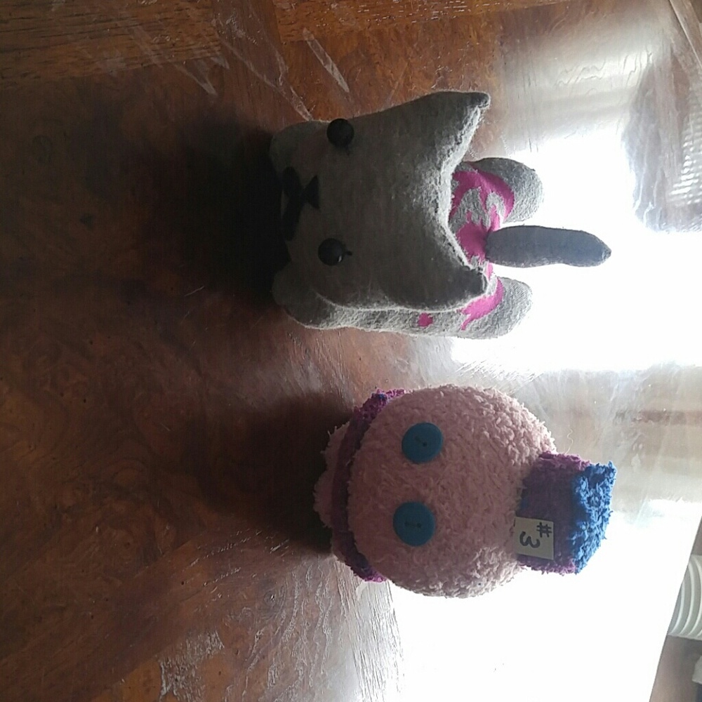 Sock stuffed plushies