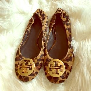 Tory Burch Cheetah Print Reva Ballet Flats