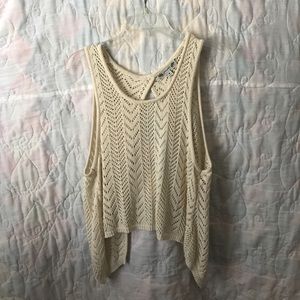 Crochet Open Back Vest