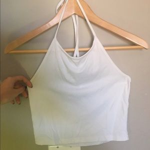 brandy melville halter crop top