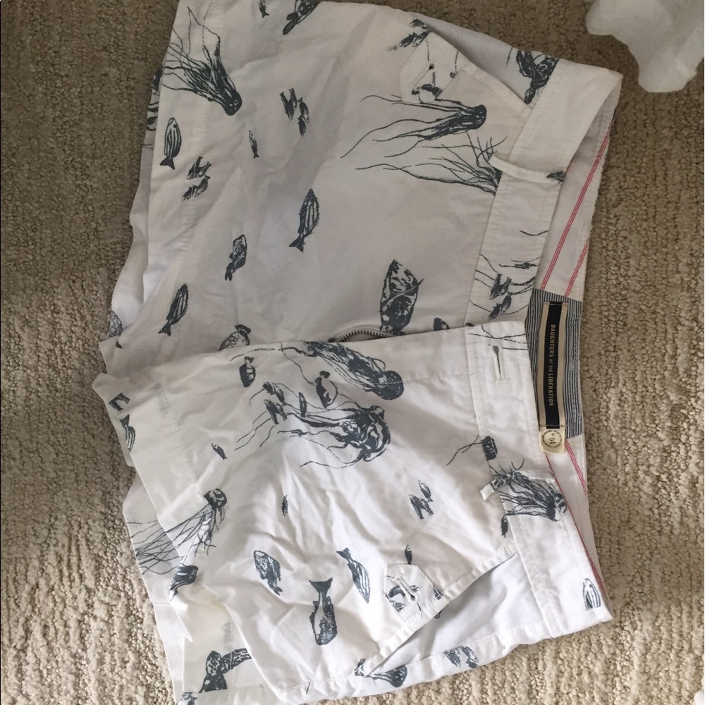 White shorts