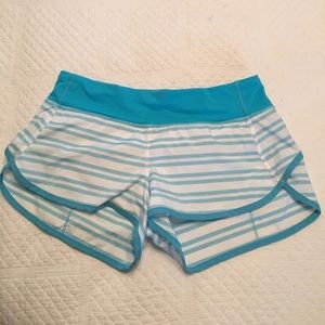 Lululemon speed shorts.