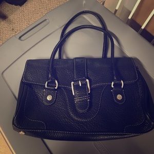 Michael Kors Black Leather Satchel